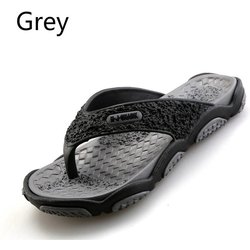 Herren Sandalen Hausschuhe Strand Flip Flops 45 graue