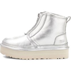 UGG Neumel Warm Comfortable Versatile Outdoor Casual Short Snow Boots Women boots Silver 1122231-SLVM 38