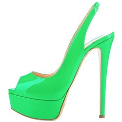 Neue Damen Pumps Stilettos 14CM Plateau Super High Heels Sexy Offene Zehen Sandalen Gladiator Partykleid Damen Schuhe Große Größe 44 44