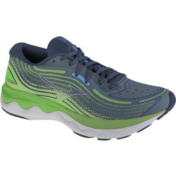 Mizuno Wave Skyrise 4, graue Herren-Laufschuhe 44,5 grau