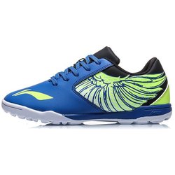Li Ning Jugend Profi-Trainingsschuhe Low Top Fußballschuhe Kinder Sneaker Blau YKGQ002-3 28