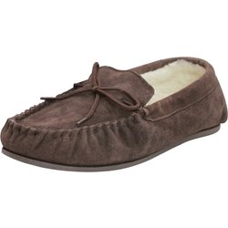 Eastern Counties Leather Unisex-Mokassins aus Wollmischung mit harter Sohle 14 UK schokoladenbraun