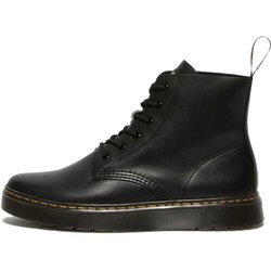 DR. Martens Leder Rundzehen Dicke Sohle Schnürstiefeletten Unisex Stiefel Schwarz 27778001 42