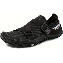 Sportliche Wasserschuhe für Damen, lässig, atmungsaktiv, leicht, schnelltrocknend, rutschfest, Barfuß-Aqua-Strand-Watschuhe, Sommer, Surfen, Schwimmen, Angeln, Tauchen 38 schwarz