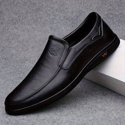 Herren Business Casual Lederschuhe sind atmungsaktiv und bequem, beliebte klassische Freizeitschuhe in Übergröße für Männer 41
