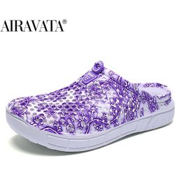 Damen Garten-Clogs, Schuhe, Freizeit-Hausschuhe, Sommer, schnell trocknend, rutschfest, atmungsaktiv, Strandsandalen 39 violett