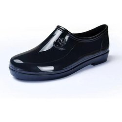 Damen-Regenstiefel, rutschfest, für den täglichen Gebrauch, wasserdicht, Freizeitstiefel, für Arbeiten im Freien, einfarbig, einzelne Wasserschuhe 41 schwarz