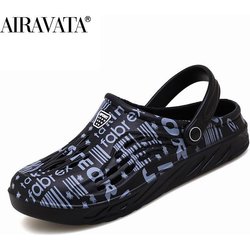 Frauen Männer Casual Clogs Atmungsaktive Strand Sandalen Valentine Hausschuhe Flip-Flops Schuhe Hause Schuhe für Unisex 43 schwarz