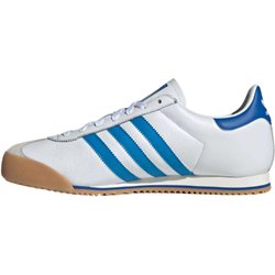 Adidas Originals K 74 Leder Synthetik Mode Weich Bequem Low Top Trainingsschuhe Unisex Sneaker Weiß Blau JH5461 43⅓