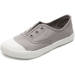 Canvas-Schuhe Unisex Canvas-Schuhe Weiche und bequeme atmungsaktive Schuhe Modische Freizeitschuhe aus Stoff 38 grau