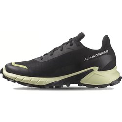 Salomon Alphacross 5 Gtx Lace-Up Shock Absorbing Non-Slip Low-Top Trail Running Shoes Women sneaker Black 474606 36