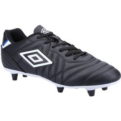 Umbro Herren-Fußballschuhe für weichen Boden 10 UK weiß/schwarz