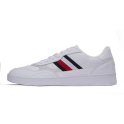 Tommy Hilfiger Court Cupsole Schuhe FM0FM04828 Ybs Größe 44 44 weiß