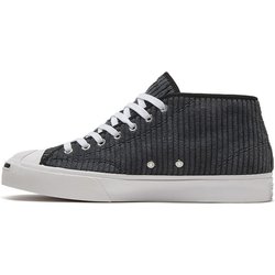 Converse Jack Purcell Mid Schwarz Cord Unisex Sneakers Weiß 169794C 35