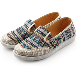 Damenschuhe Alte Peking-Stoffschuhe Mutterschuhe Flache Schuhe Weiche Sohle Ethnische Windstoffschuhe 40