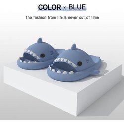 Sommer Hausschuhe Weibliche Schöne Shark Form Rutschen Frauen Schuhe Flip-Flops Männer Paare Cartoon EVA 42-43