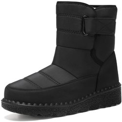 Baumwollstiefel Damenschuhe Verdickte Lange Stiefel Leichte Baumwollschuhe Warme Schneestiefel 39
