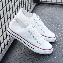 Modische Segeltuchschuhe für Paare, Studenten, Sport, einfarbige Segeltuchschuhe 44