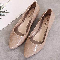 Mode Wasserdichte Schuhe Regen Schuhe Weibliche Sommer Gelee Schuhe Gelee Set Schuhe Flacher Mund Anti-slip Regen Schuhe 39 apricot