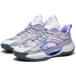 Lässige stoßdämpfende Sohle Atmungsaktives Mesh Leuchtende Edition Basketballschuhe Jugendmode Langlebige Sneaker mit Anti-Rutsch 39