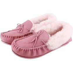 Eastern Counties Leather Damen-/Damen-Loafer aus Willow-Wildleder 8 UK rouge