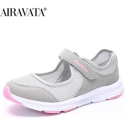 Damen-Sneaker, modisch, Outdoor, Mesh, lässig, atmungsaktiv, leicht, flach, bequem, Slip-on-Schuhe 42 graue/weiß