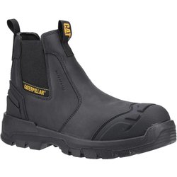 Caterpillar Herren Striver XL Vollnarbenleder Sicherheitsstiefel 6 UK schwarz/gelb