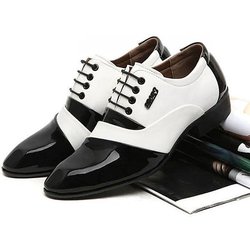Koreanische Version Sommer Herren Weiße Schnürschuhe Leder Britischen Stil Formale Business Spitze Schuhe Trendige Hochzeitsschuhe 42