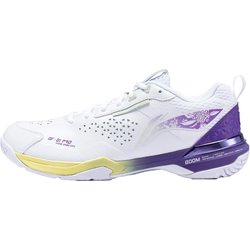 Neue LiNing Blade Pro Gedämpfte Rutschfeste Abriebfeste Low-Top Badminton Schuhe Unisex Weiß AYAT005-6 43