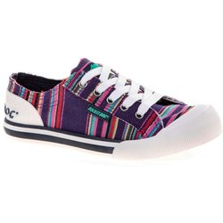 Rocket Dog Damen/Damen Jazzin Canvas Aloe Schnürschuhe 8 UK schwarz