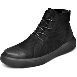 Herbst und Winter High Top Stiefel Stiefel Herren Casual Arbeitsstiefel Winter Warm Plüsch Schneestiefel 38 braun