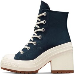 Converse Chuck 70 De Luxe Heel High Obsidian Damen Sneaker Blau Weiß Schwarz A07565C 41