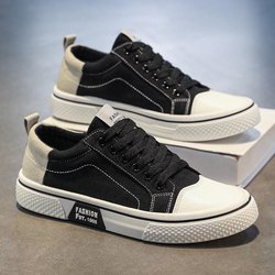 Große, atmungsaktive Skateboard-Canvas-Schuhe für Herren – weiche Sohle, lässig, vielseitig, trendige Mode 40