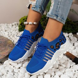 2025 Frühlings- und Herbstmode Neue weiße Schuhe Mesh-Oberfläche Atmungsaktive Sport-Schuhe Retro-Turnschuhe 39 blau