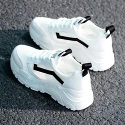 Damen Sneakers im neuen Stil, vulkanisierte Freizeitschuhe für Damen, zum Schnüren, Wandern, Straßenschuhe 35 schwarz