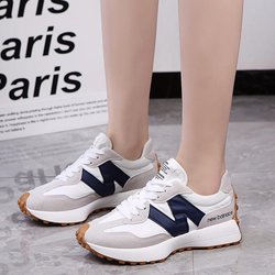 Weibliche 2025 Frühjahr neue Internet-Promi-Plattform Student Freizeitschuhe Herbst atmungsaktive Sportschuhe 41 blau