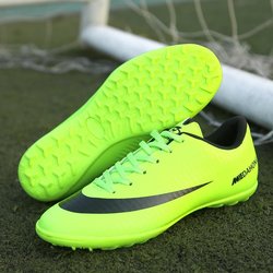 Campus Youth Low-Top-Fußballschuhe aus Leder für Jungen und Mädchen 36