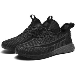 36-48 Herrenschuhe, große Freizeit-Sportschuhe, große, ultraleichte Sportschuhe für Damen 45 graue/schwarz