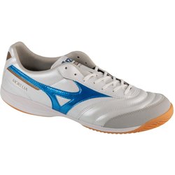 Mizuno Morelia Sala Pro IN, weiße Hallenfußballschuhe für Herren 44,5 weiß