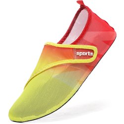 Ultraleichte Unisex-Wasserschuhe – belüftet und schnelltrocknend für Strandabenteuer – rutschfeste Schwimmschuhe, perfekt für Männer, Frauen und Outdoor-Sport 38-39 rot