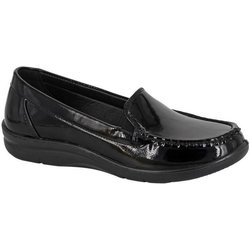 Boulevard Damen/Damen Lack-PU-Loafer 8 UK schwarz