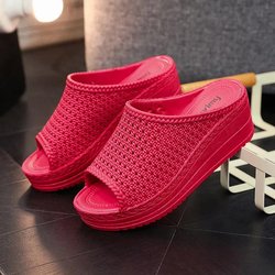 Oberbekleidung Hausschuhe Damen Trendy Fashion Dicke Unterseite rutschfeste wasserdichte Hausschuhe 35