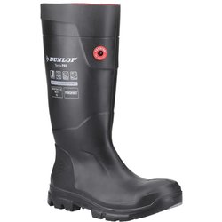 DUNLOP Unisex-Erwachsene TerraPRO Sicherheits-Gummistiefel 13 UK schwarz