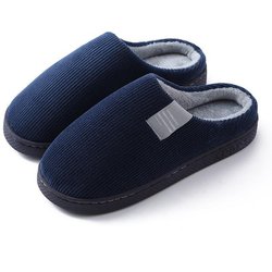 Baumwoll-Hausschuhe mit dicker Sohle für Damen und Herren für Herbst/Winter – süßer Pärchen-Stil für drinnen und draußen. 40-41
