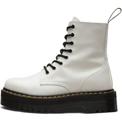 DR. Martens Jadon Glattleder Plateau-Stiefel Weiß Unisex Sneaker 15265100 38