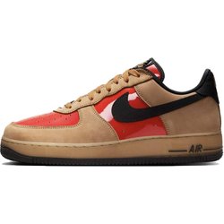 Nike Air Force 1 Low World Tour Pack - Shanghai Unisex Sneakers Brown Flax Light-Crimson FZ3081-200 42.5