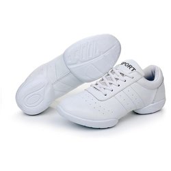 Tanzen Athletic Aerobic Schuhe Mädchen Praxis Lara Schuhe Weiß Jungen Wettbewerb Training Schuhe Weichen 33