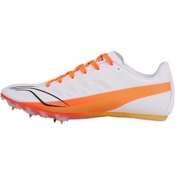 Li Ning Spikeschuhe für Leichtathletiktraining Stoßdämpfung Langlebig Niedrig geschnittene Laufschuhe Unisex Laufschuhe Feurig-Orange LJJT911-2 41