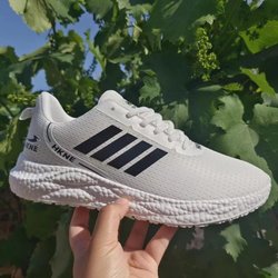 WTEMPO Sommer-Sneaker, neutral, atmungsaktiv, Outdoor-Mesh, Herren-Sportschuhe, Damen, rutschfest, dicke Sohle, weicher Boden, lässige Laufschuhe 44 weiß