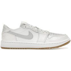 Air Jordan 1 Low Golf Weiß Gummi Unisex Sneakers Pure-Platinum Gummi-Mittelbraun DD9315-111 37.5